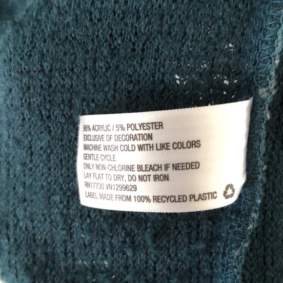 Long sweater coat with center tie Size S - Picture 7 of 7